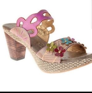 Spring step sandals